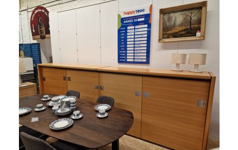 BUFFET TÖLLER 4 PORTES COULISSANTES