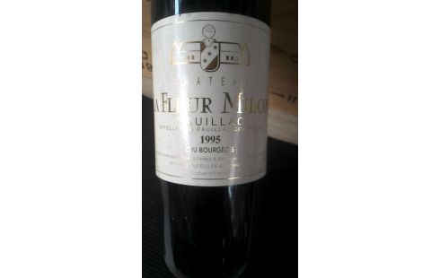 FLES WIJN 1995. CHATEAU LA FLEUR MILON