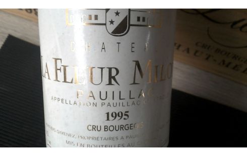 FLES WIJN 1995. CHATEAU LA FLEUR MILON