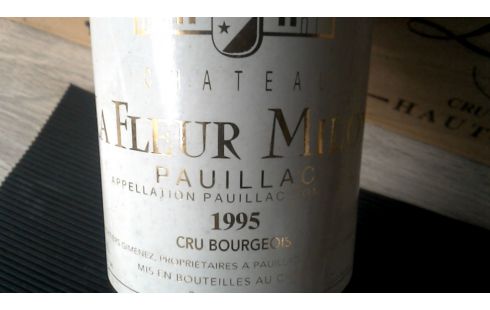 FLES WIJN 1995. CHATEAU LA FLEUR MILON