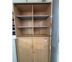 ARMOIRE DE BUREAU DOUBLE CORPS PORTE COULISSANTE