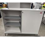 ARMOIRE DE BUREAU PORTE COULISSANTE+CLÉ