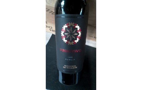 FLES WIJN 2021. PRIMITIVO IGP PUGLIA