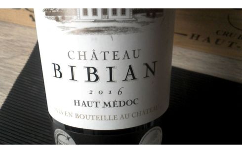 FLES WIJN 2016. CHATEAU BIBIAN