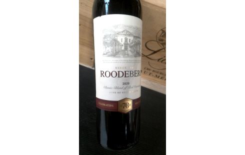 FLES WIJN 2020. ROODEBERG ZUID AFRIKA