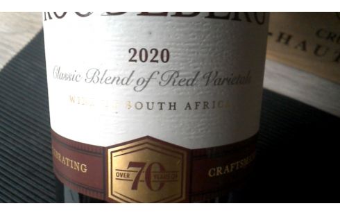 FLES WIJN 2020. ROODEBERG ZUID AFRIKA