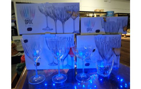 SERVICE VERRES CRISTAL BOHEME