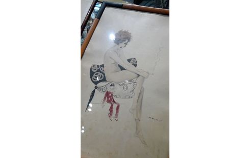 DESSIN ART DECO LOT DE