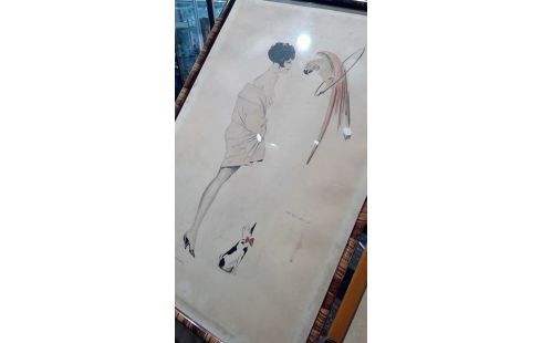 DESSIN ART DECO LOT DE