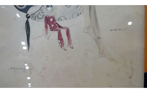 DESSIN ART DECO LOT DE