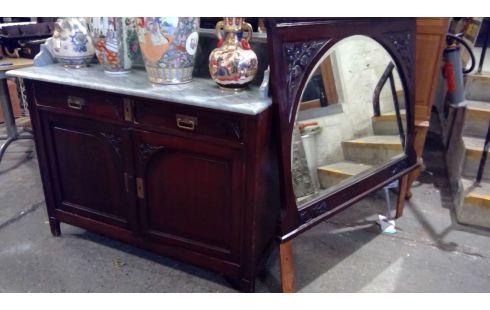 CÓMODA, , LAVABO., , ESPEJO BISELADO