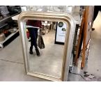 MIROIR BOIS PATINE STYE RETRO