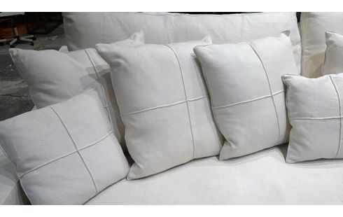 SOFÁ, , BANQUETA TEJIDO