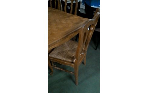 MESA DE COMEDOR BRETÓN MET, , 6 SILLAS