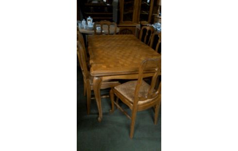 MESA DE COMEDOR BRETÓN MET, , 6 SILLAS