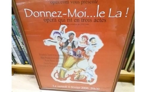 CADRE DONNEZ MOI LE LA