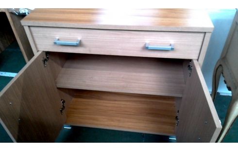 ARCÓN 2 PUERTAS 1 CAJÓN, , MADERA LOOK