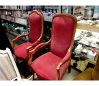 FAUTEUIL VOLTAIRE ROUGE