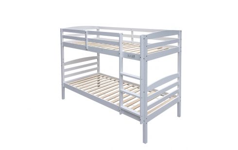 Lit superposé 'Roy' 90x200 Divisible Blanc.