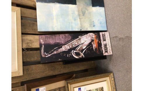 TABLEAU SAXOPHONE VOITURE