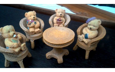 DECO-OBJECT BEREN KUNSTSTOF