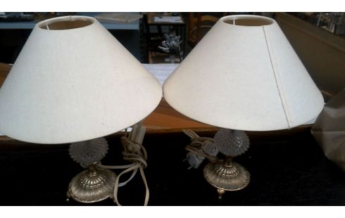 TAFELLAMP KOPER GLAS