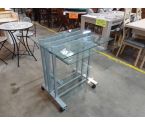 BUREAU INFORMATIQUE VERRE METAL