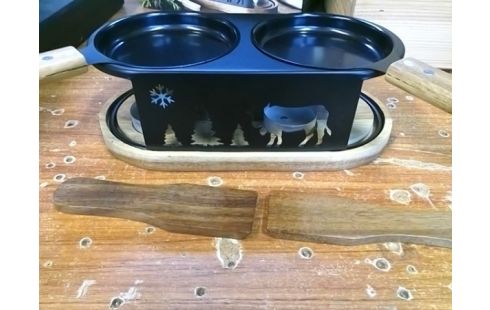 APPAREIL A RACLETTE A LA BOUGIE POUR 2 PERSONNES