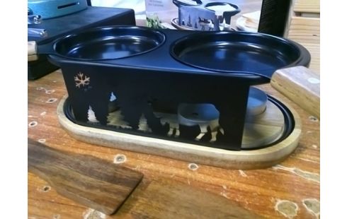 APPAREIL A RACLETTE A LA BOUGIE POUR 2 PERSONNES