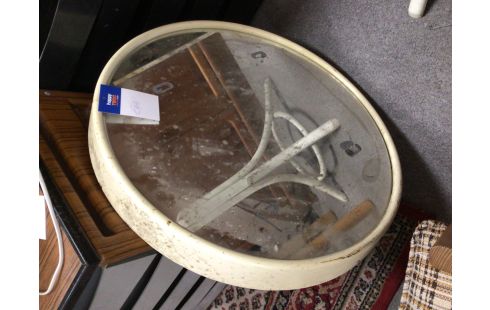 MIROIR LOOK VINTAGE ROND EN ETAT