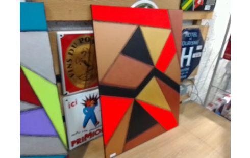 TOILE "GÉOMÉTRIE SACRÉE" SIGNE