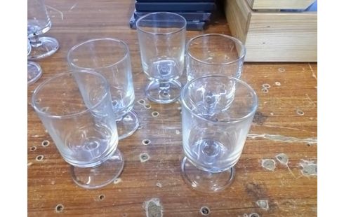 LOT DE 5 VERRES PM