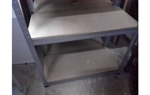 ETAGERE METAL ET BOIS