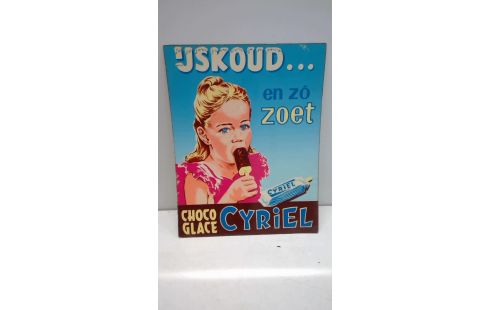 SCHILD IM VINTAGE-STIL