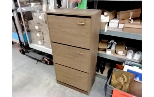 MEUBLE A CHAUSSURES 3 PORTES