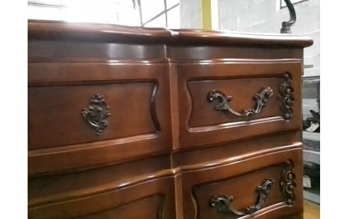 COMMODE 3T STYLE LOUIX XV MERISIER