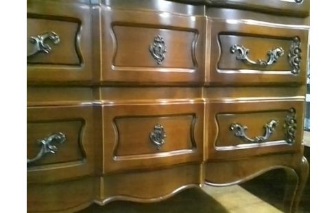 COMMODE 3T STYLE LOUIX XV MERISIER