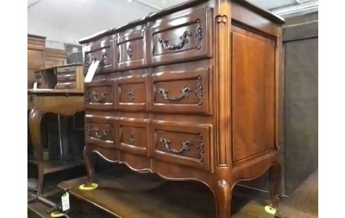 COMMODE 3T STYLE LOUIX XV MERISIER