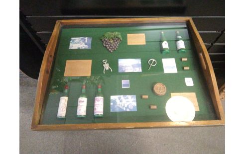 SELLETTE PLATEAU DECOR VIGNE