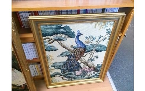 CADRE TAPISSERIE PAON