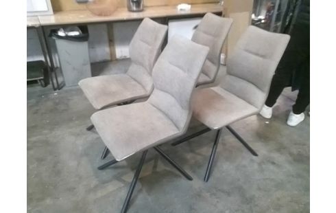 4 CHAISES MODERNE EN L'ETAT