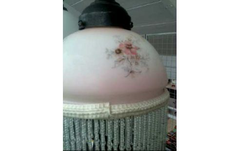 PLAFONNIER VERRE BLANC