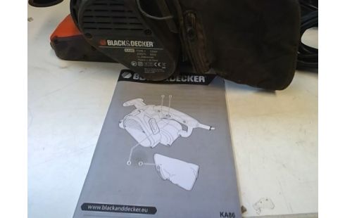 PONCEUSE A BANDE BLACK&DECKER KA86 (AVEC NOTICE)