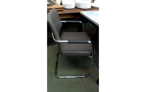 2 STOELEN GRIJS TAUPE