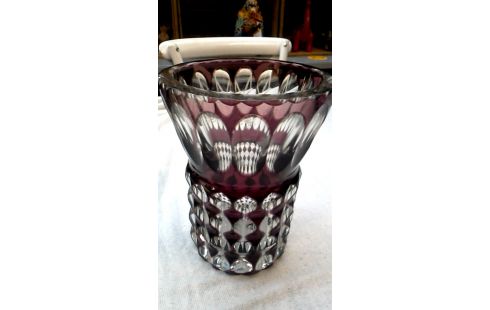 VASE KRISTALL BORDEAUX