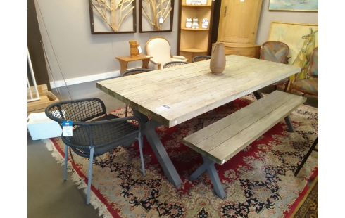 TABLE DE JARDIN + BANC