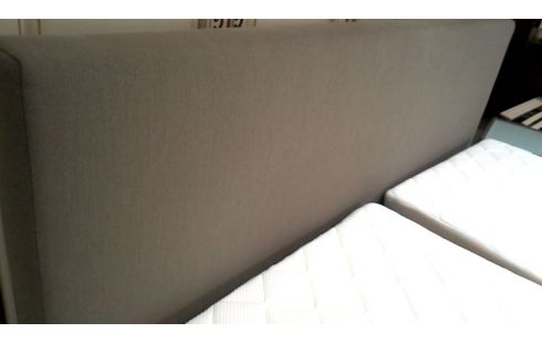 LIT 180X200 ELECTRIQUE GRIS MET