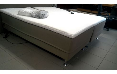 LIT 180X200 ELECTRIQUE GRIS MET