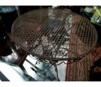 TABLE METAL AJOUREE