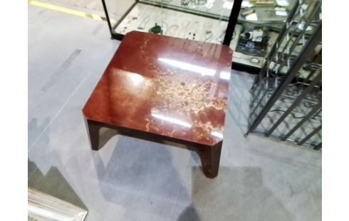 TABLE BASSE BOIS EFFET MARBRE